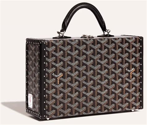 goyard trunk bag